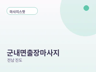 진도 군내면 출장마사지